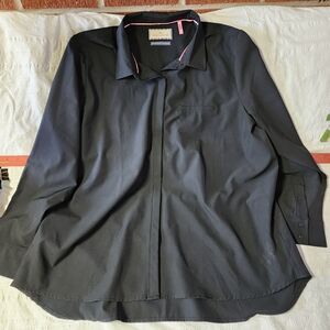 Black Women's Blouse Xl Modern Ambition